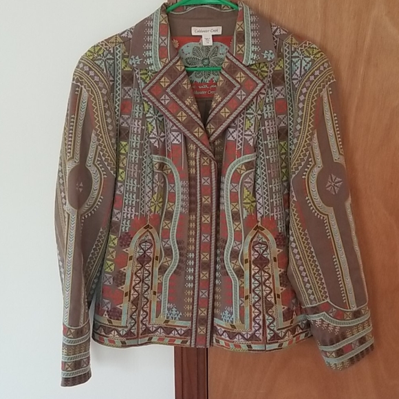 Embroidered Fitted Jacket - Picture 2 of 4